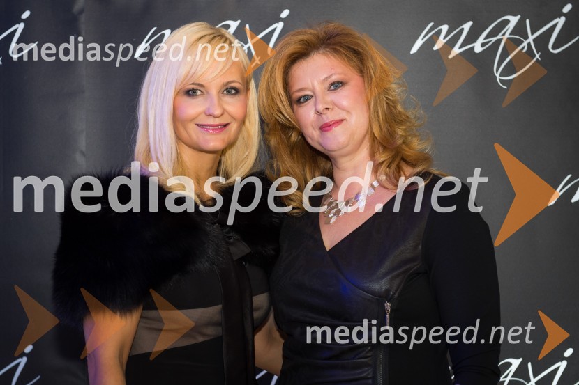 Jerneja Jager, direktorica Modiane;&nbsp;Katja Mihelič, direktorica blagovnice MaxiEkskluzivna modna revija v blagovnici Maxi