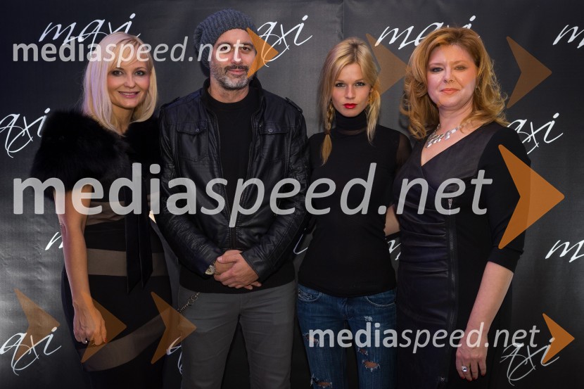 Jerneja Jager, direktorica Modiane; Aleš Bravničar, fotograf; ...;&nbsp;Katja Mihelič, direktorica blagovnice MaxiEkskluzivna modna revija v blagovnici Maxi
