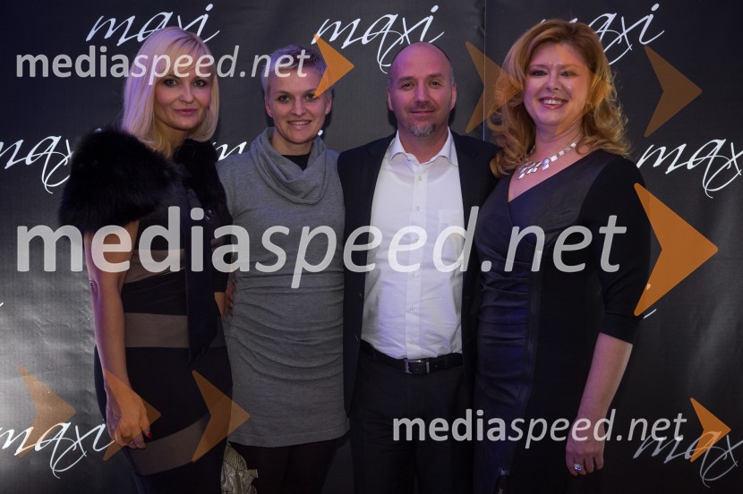 Jerneja Jager, direktorica Modiane; ...; ...;&nbsp;Katja Mihelič, direktorica blagovnice MaxiEkskluzivna modna revija v blagovnici Maxi