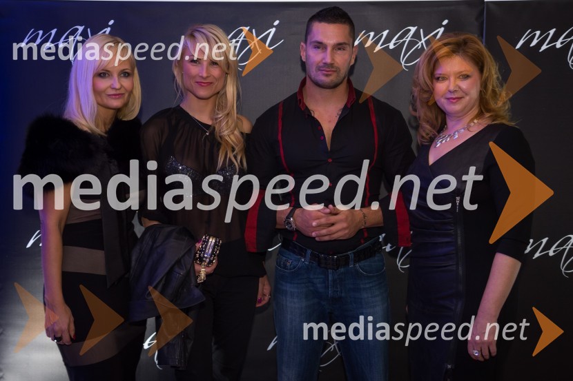 Jerneja Jager, direktorica Modiane; Vesna Janković; Sašo Radović, osebni trener;&nbsp;Katja Mihelič, direktorica blagovnice MaxiEkskluzivna modna revija v blagovnici Maxi