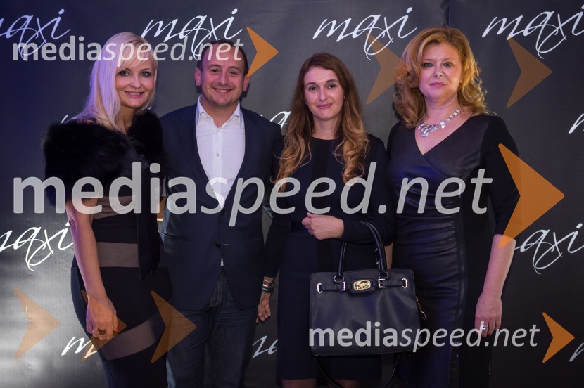 Jerneja Jager, direktorica Modiane; ...; ...;&nbsp;Katja Mihelič, direktorica blagovnice MaxiEkskluzivna modna revija v blagovnici Maxi