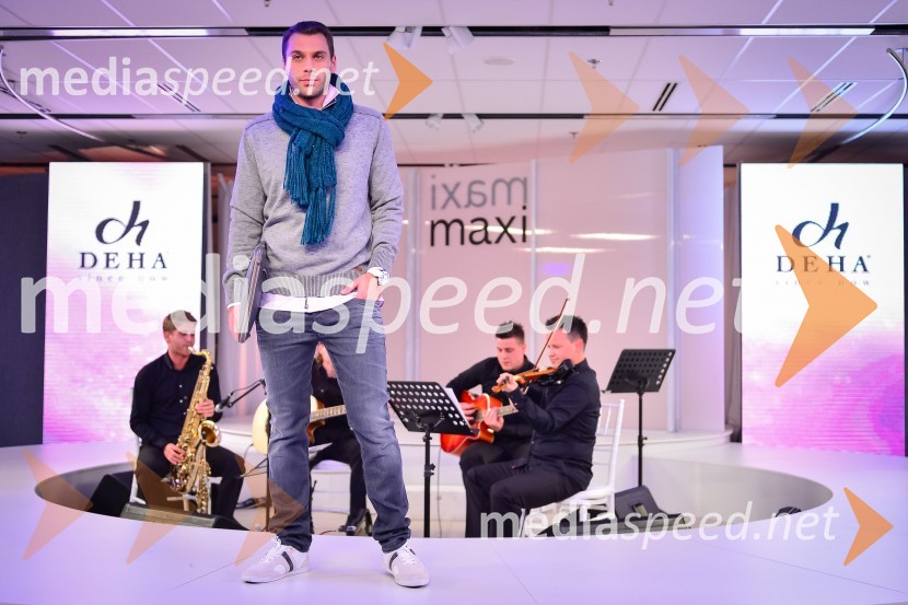 Bojan Ilijanič, mister Universe 2010Ekskluzivna modna revija v blagovnici Maxi