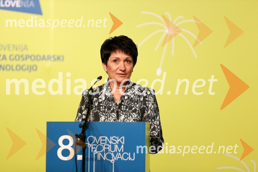 Andreja Kert, državna sekretarka na ministrstvu za gospodarstvo8. slovenski forum inovacij 2013, prvi dan