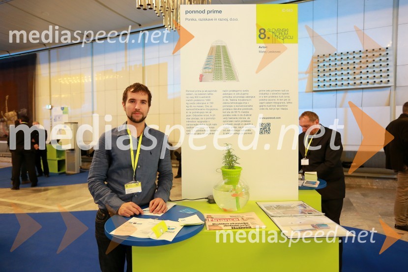 Matej Leskovec, solastnik podjetja Ponika d.o.o.8. slovenski forum inovacij 2013, prvi dan