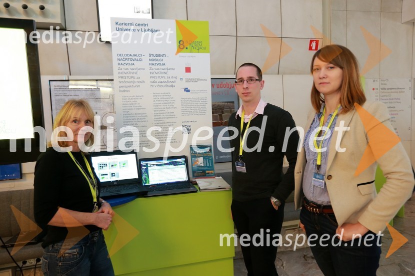 Sabina Žnidaršič Žagar; Denis Pavliha; Marija Marčan8. slovenski forum inovacij 2013, prvi dan