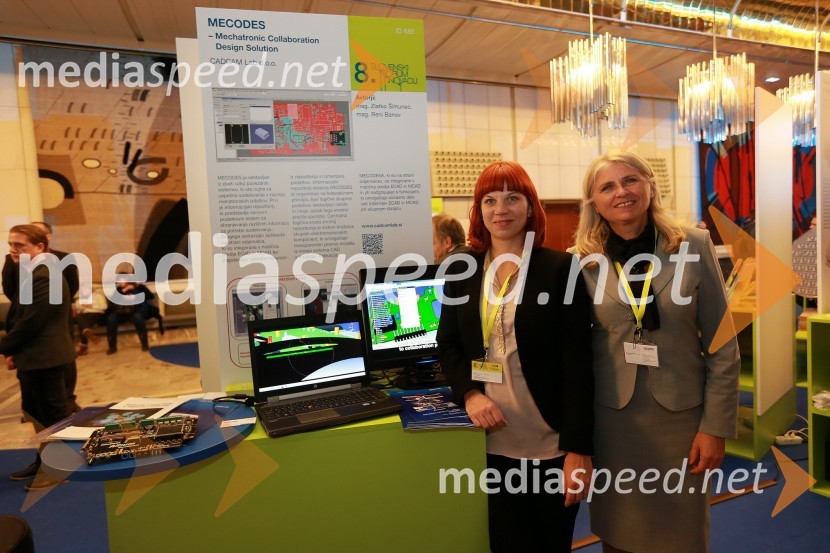 Barbara Jarc; Davorka Vilus Vičič8. slovenski forum inovacij 2013, prvi dan