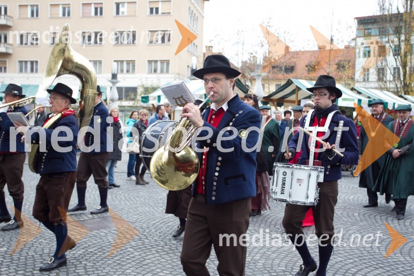 Godba na pihalaMartinovanje v Ljubljani 2013