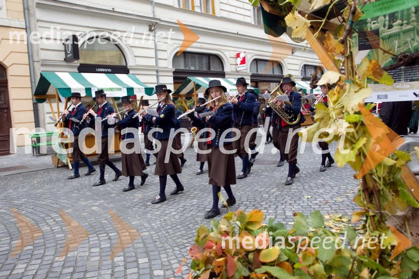 Godba na pihalaMartinovanje v Ljubljani 2013