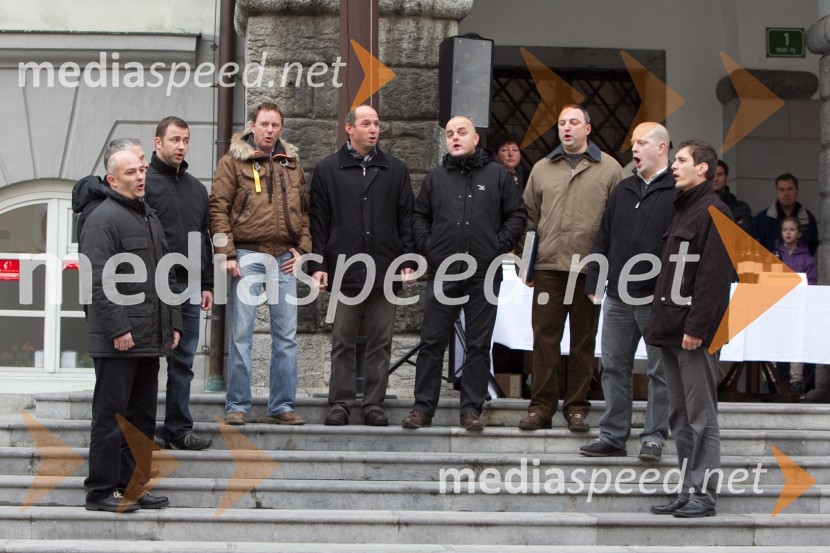 Vokalna skupina DomenMartinovanje v Ljubljani 2013