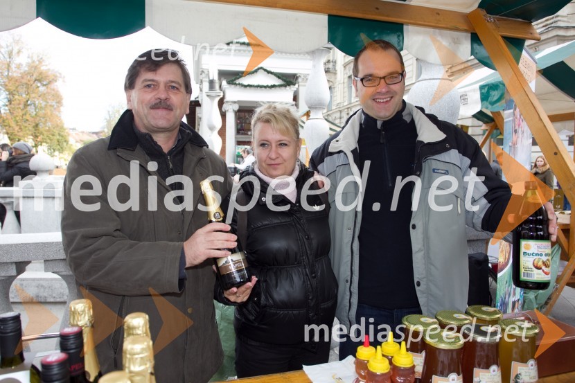 Miran Kralj, klet Kapela; Lidija Gomboc; Andrej HorvatMartinovanje v Ljubljani 2013