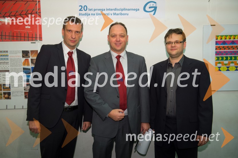 Doc. dr. Iztok Palčič, Fakulteta za strojništvo UM; Boštjan Gorjup, direktor področja gospodarjenja v podjetju BSH Hišni aparati d.o.o.; doc. dr. Mirko Ficko, Fakulteta za strojništvo Univerze v Mariboru20 let prvega interdisciplinarnega študija na Univerzi v Mariboru