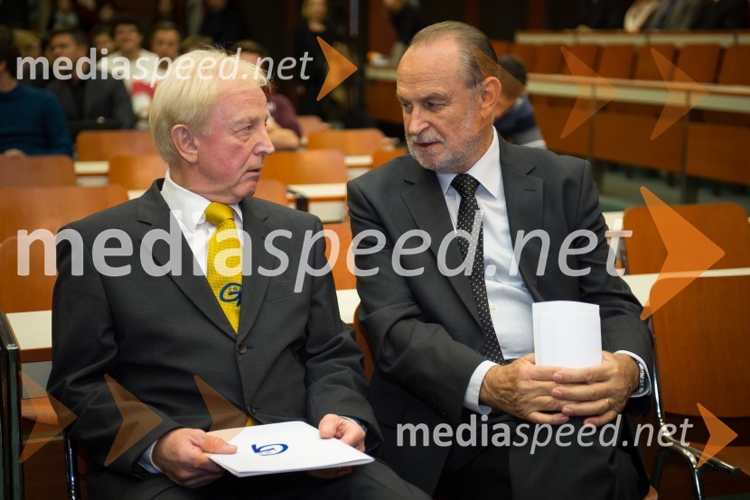 Prof. dr. Andrej Polajnar, nekdanji koordiantor Sveta GING; prof. dr. Mirko Pšunder, Fakulteta za gradbeništvo Univerze v Mariboru20 let prvega interdisciplinarnega študija na Univerzi v Mariboru