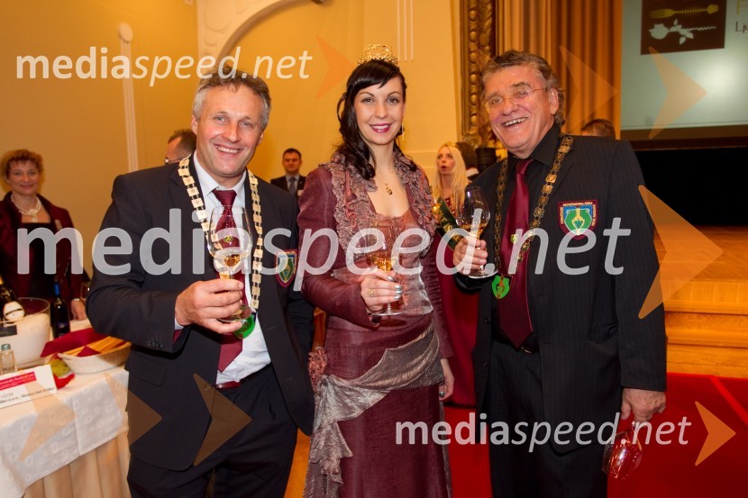 Marinko Rodica, ekološko vinogradništvo Rodica; Neža Pavlič, vinska kraljica Slovenije 2013; Venčeslav Pišot, zdravnik16. Slovenski festival vin in 6. Festival Kulinarike 2013