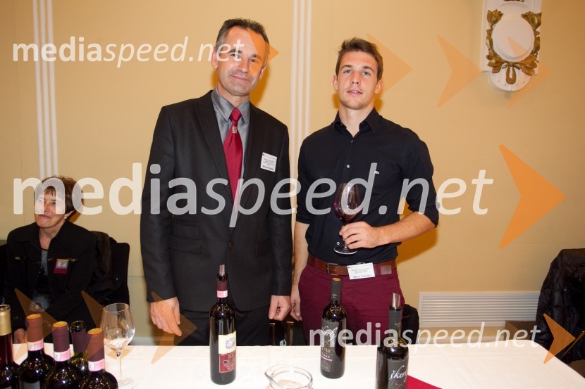 Marijan Rogelja, vinarstvo Petelin Rogelja; Denis Čebulec, Združenje Konzorcij Kraških pridelovalcev terana Jožef-Boris Škerlj16. Slovenski festival vin in 6. Festival Kulinarike 2013