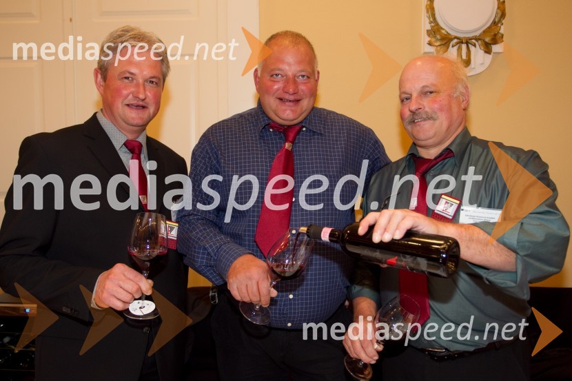 Franko Durcik, Durcik Franko; Marko Pupis, klet Pupis; Rikardo Vrabec, vina Vrabec16. Slovenski festival vin in 6. Festival Kulinarike 2013