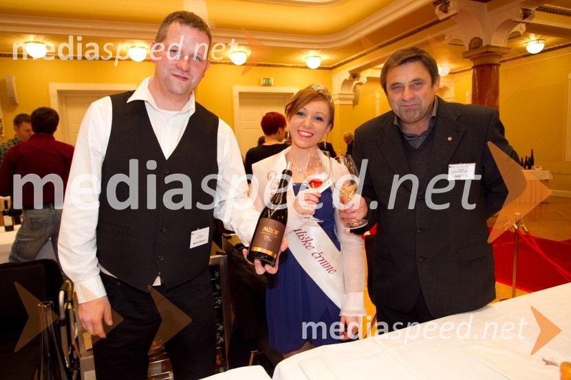 Marko Mlinarič, Marof; Martina Bahor, vinska klet Prus; Jožef Prus, vinska klet Prus16. Slovenski festival vin in 6. Festival Kulinarike 2013