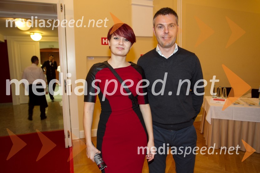 Andreja Novak, vodja marketinga Radgonske gorice d.d.; Sandi Brumen, vodja marketinga Radgonske gorice16. Slovenski festival vin in 6. Festival Kulinarike 2013