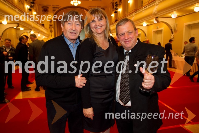 Geza Vogrinčič; Ingrid Mahnič; Stojan Ščurek, vinarstvo Ščurek16. Slovenski festival vin in 6. Festival Kulinarike 2013