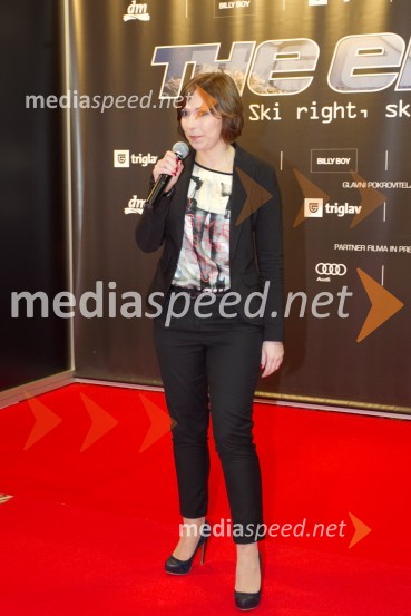 Laura Gričar, odnosi z javnostjo TušaNa kanto, premiera slovenskega športnega filma
