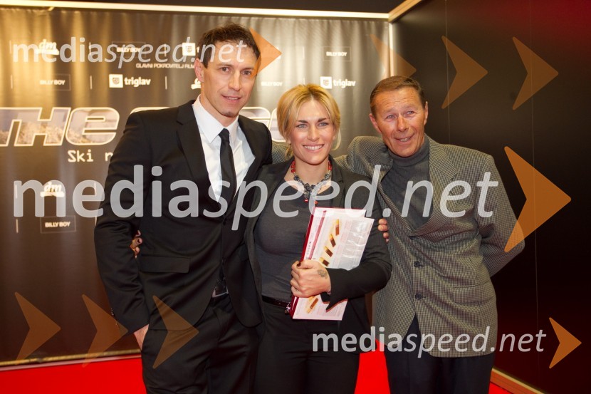 Sandi Murovec-Muri, nekdanji smučar; Nika Fleiss, nekdanja smučarka; Pavel Grašič, trenerNa kanto, premiera slovenskega športnega filma