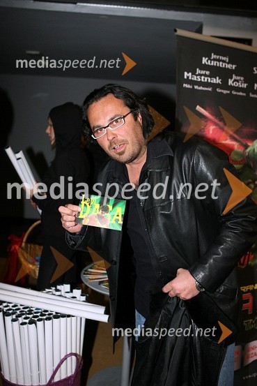 Jernej Kuntner, igralecPredpremiera filma Ninja želve