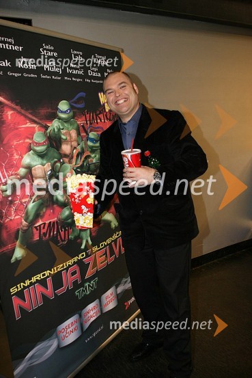 Štefan Kušar, nekdanji voditelj oddaje LotoPredpremiera filma Ninja želve