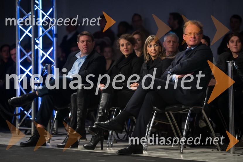 Peter Frankl, direktor in urednik časnika Finance; Polona Lovšin, Riko; ...; Janez Škrabec, Riko d.o.o.Mladi Trendi oblikovalec leta, modno umetniški dogodek