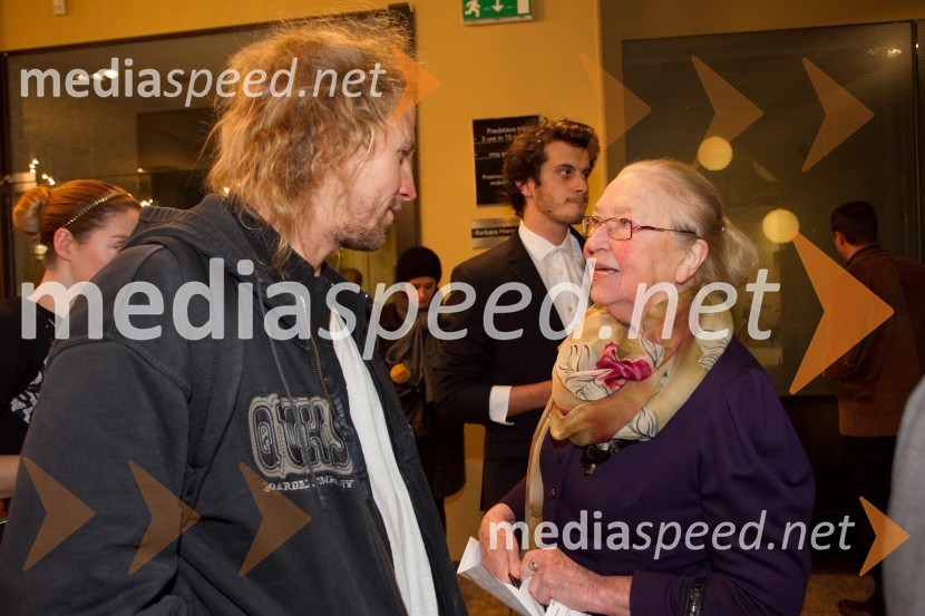 Jaka Andrej Vojevec, režiser; Iva Zupančič, igralkaOthello, premiera predstave v MGL