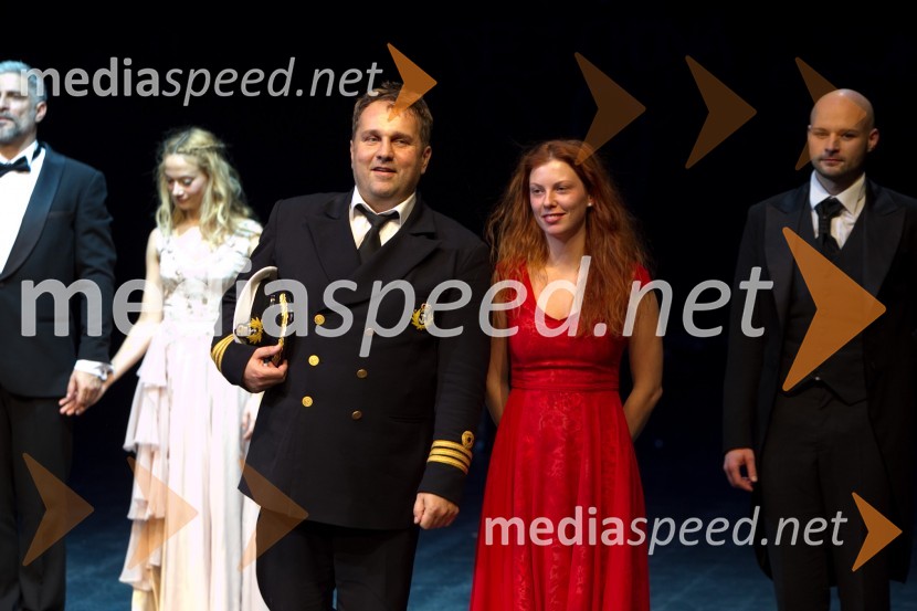 Lotos V. Šparovec, igralec; Tina Potočnik, igralkaOthello, premiera predstave v MGL