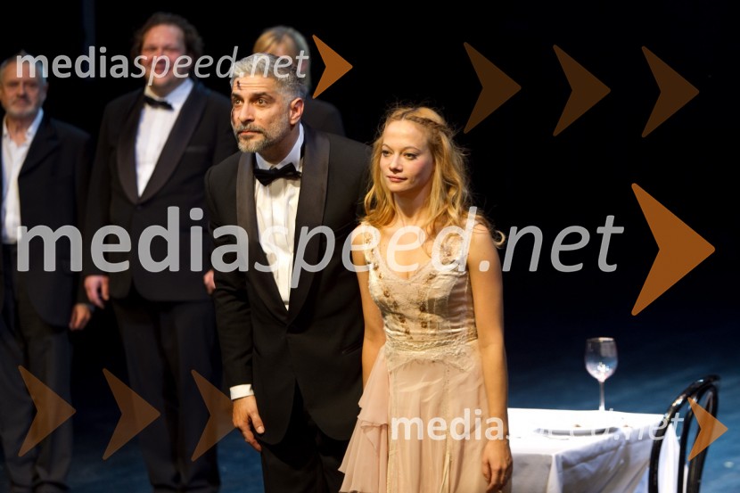 Sebastian Cavazza, igralec; Viktorija Bencik, igralkaOthello, premiera predstave v MGL