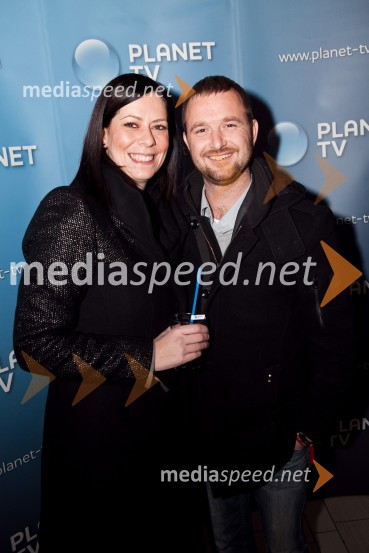 Urša Čadež, Planet TV; Niko Kušar, vodja Službe za tržno komuniciranje Telekoma SlovenijeSEMPL 2013