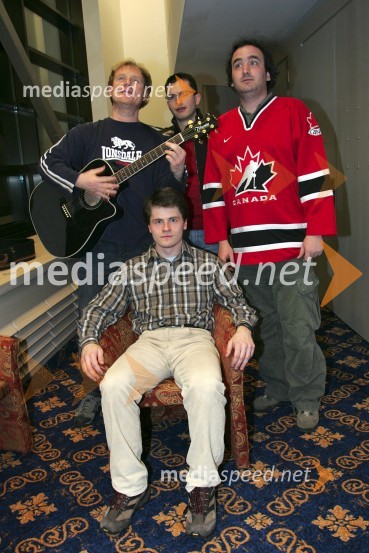 Sašo Hribar, voditelj oddaje Hri-Bar na TV Slovenija, Marjan Šarec, Jure Mastnak in Jure Godler, imitatorji v oddaji Hri-barOtvoritev SOF-a, Slovenskega oglaševalskega festivala