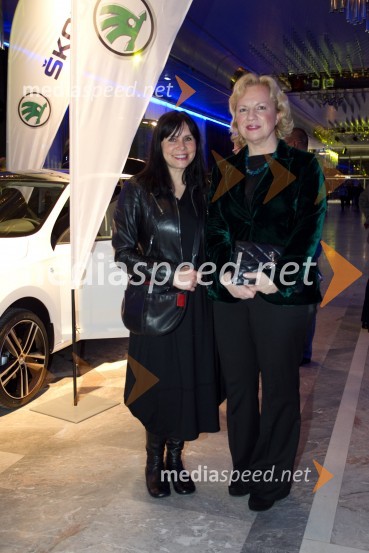 Zdenka Vošnjak; Sabrina Pečelin, vodja odnosov z javnostmi pri Porsche Slovenija d.o.o.Vlado Kreslin, koncert Čarobnice