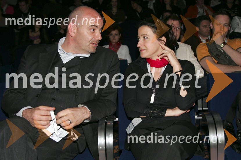 Pavle Vrabec, tehnični direktor POP Tv in ...Otvoritev SOF-a, Slovenskega oglaševalskega festivala