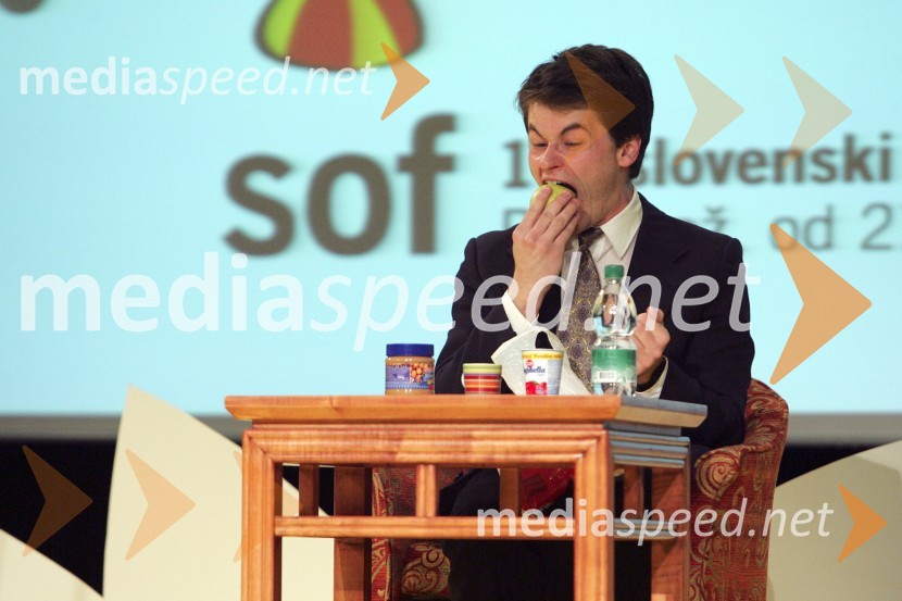 Jure Godler, imitator v oddaji Hri-barOtvoritev SOF-a, Slovenskega oglaševalskega festivala