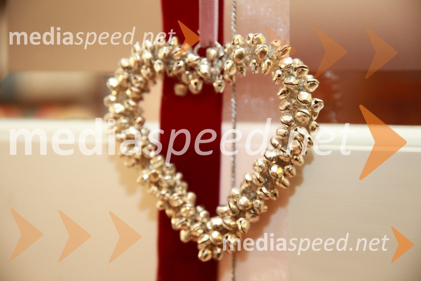 Srček Božični okraski