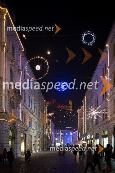 LjubljanaPraznično okrašena Ljubljana