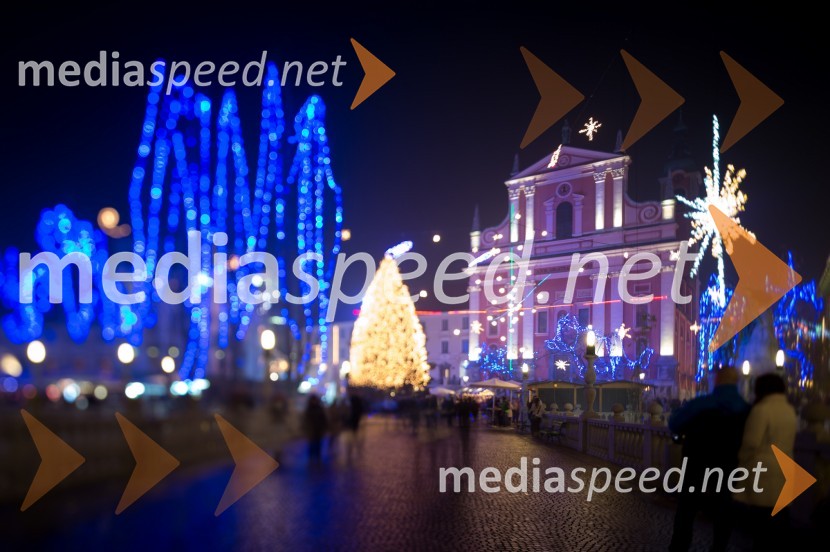 LjubljanaPraznično okrašena Ljubljana