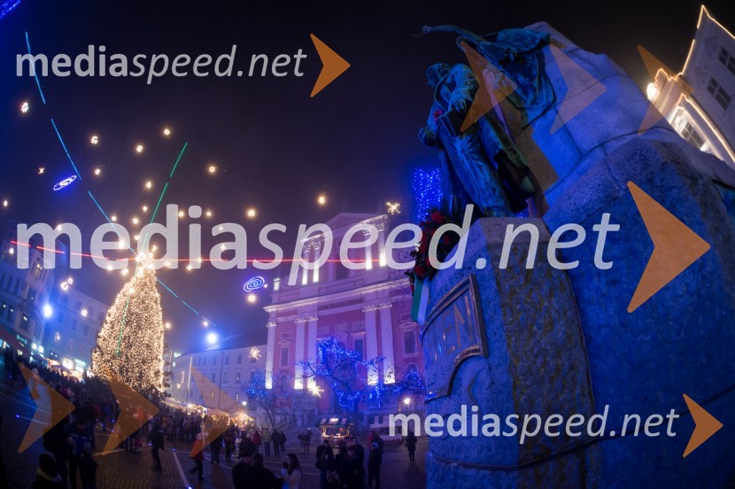 LjubljanaPraznično okrašena Ljubljana