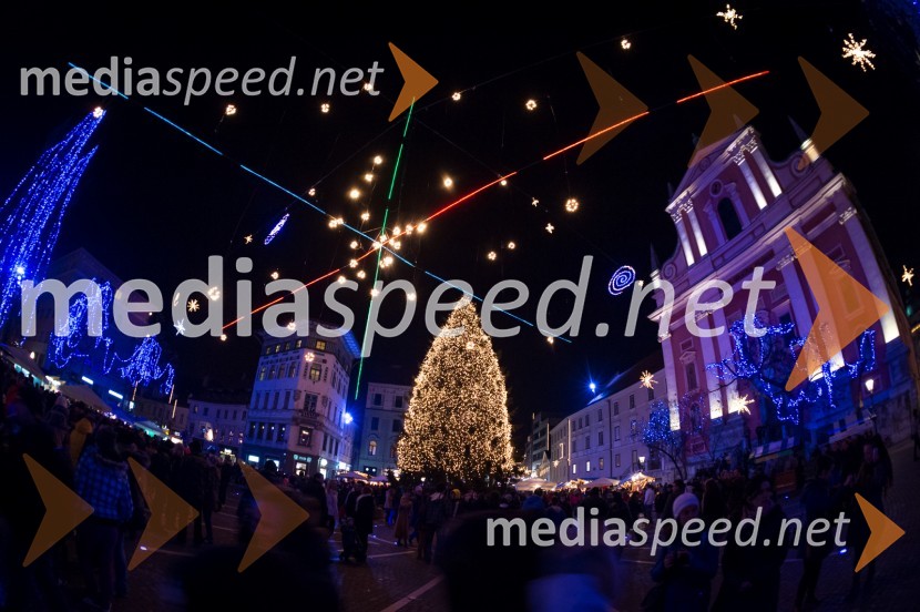 LjubljanaPraznično okrašena Ljubljana