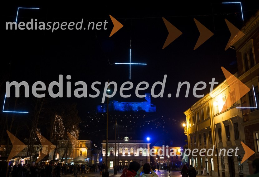 LjubljanaPraznično okrašena Ljubljana