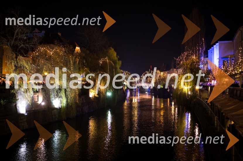 LjubljanaPraznično okrašena Ljubljana