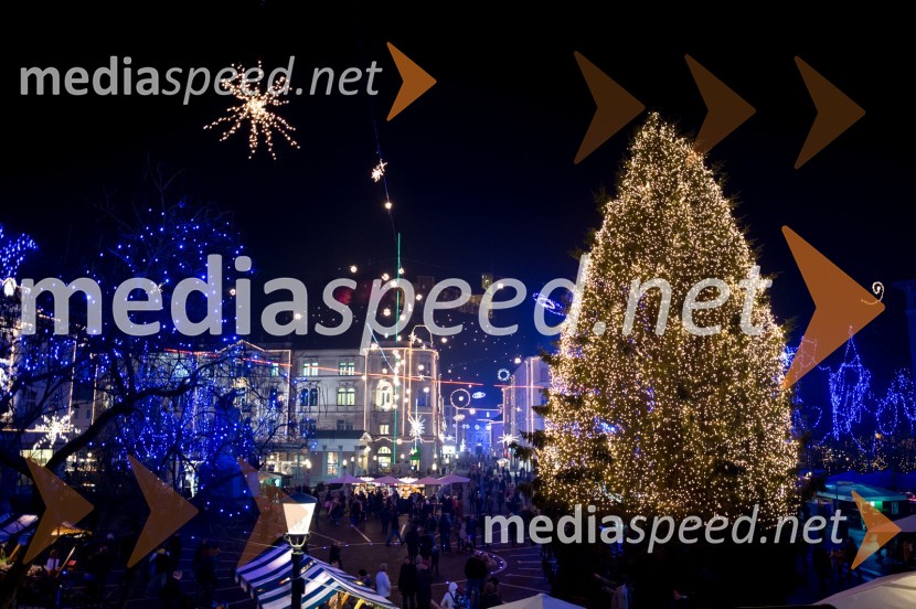 LjubljanaPraznično okrašena Ljubljana