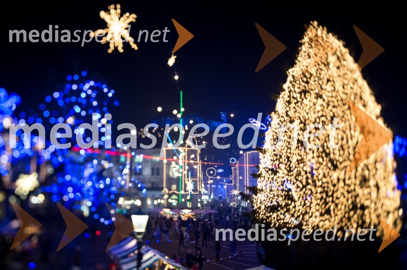 LjubljanaPraznično okrašena Ljubljana