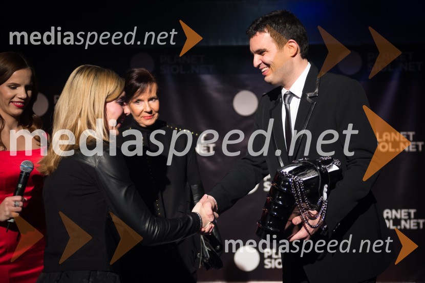 Milena Kalacun, urednica Trendov Planet Siol.net; Marjeta Grošelj, oblikovalka torbic; ...; mag. Tomaž Pernovšek, direktor podjetja TS MediaTrendoskop, ekskluzivni modni dogodek