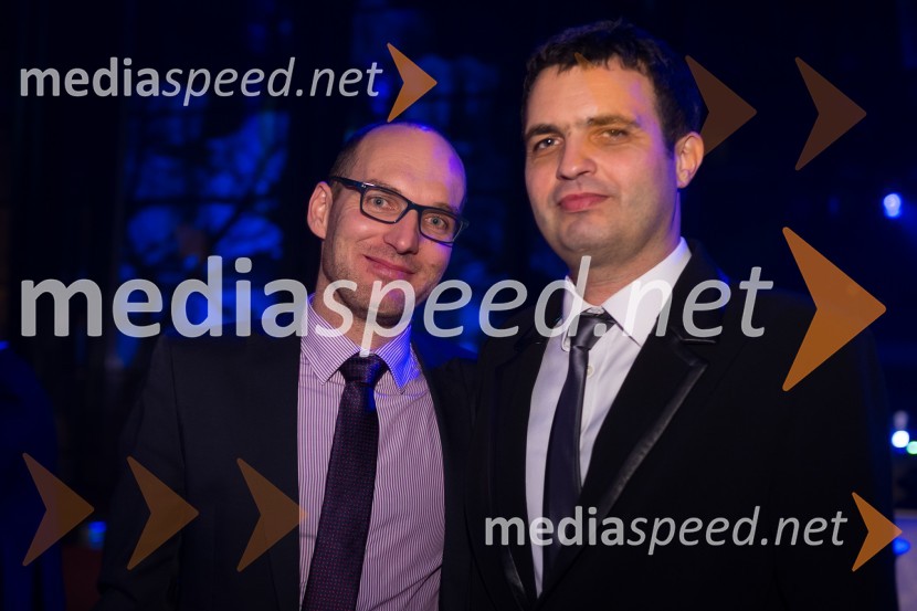 Urban Korenjak, direktor trženja Europlakat; mag. Tomaž Pernovšek, dirketor podjetja TS MediaTrendoskop, ekskluzivni modni dogodek