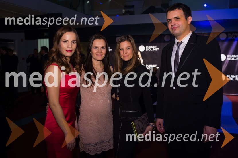 Milena Kalacun, urednica Trendov Planet Siol.net; ...; ...; mag. Tomaž Pernovšek, direktor podjetja TS MediaTrendoskop, ekskluzivni modni dogodek