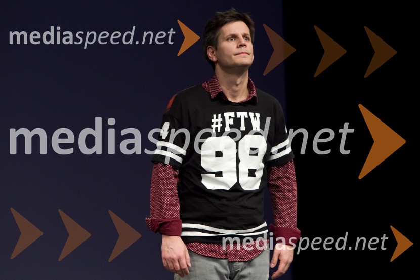 Aljoša Ternovšek, igralecJaz, Batman, premiera PG Kranj