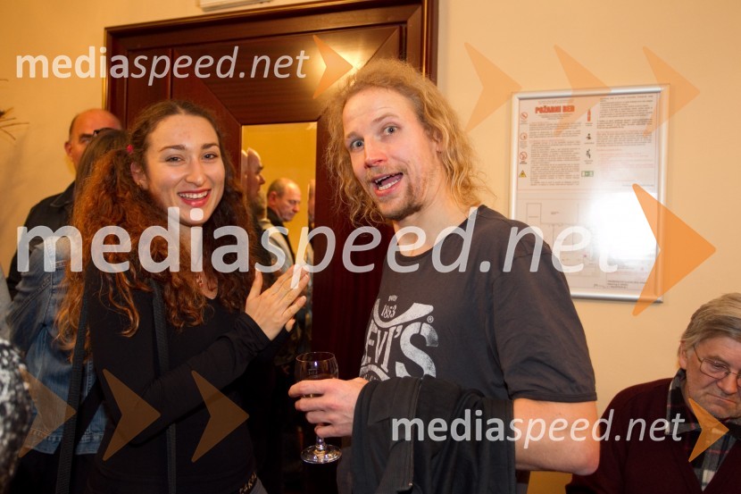 Gaja VIšnar, igralka; Jaka Andrej Vojevec, režiserJaz, Batman, premiera PG Kranj