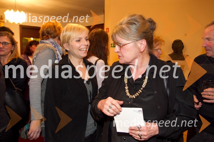 Vesna Slapar, igralka; Jelka Reichman, ilustratorkaJaz, Batman, premiera PG Kranj